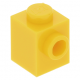 LEGO kocka 1x1 oldalán egy bütyökkel, sárga (87087)